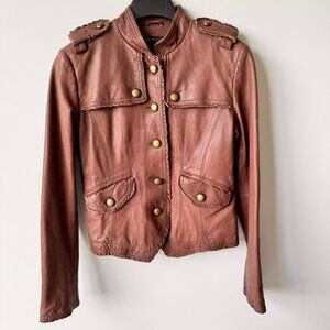 Rudsak Military Inspired 100% Leather Jacket